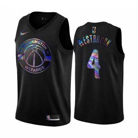 NBA Mænd Trøje Washington Wizards Russell Westbrook 4 Iridescent HWC Collection Swingman